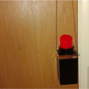 Elegant Black and Gold lipstick purse/Women's Clutch